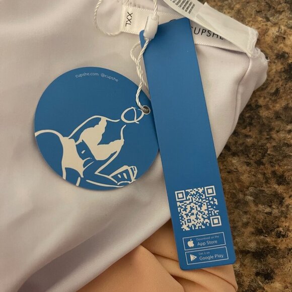 Cupshe XXL One Piece Swimsuit Colorblock Wrap Classic Coastal Resort Vacation - Picture 7 of 12